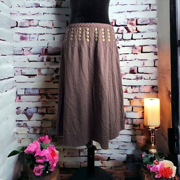 Tory Burch Cotton Skirt (4) - Picture 1 of 6